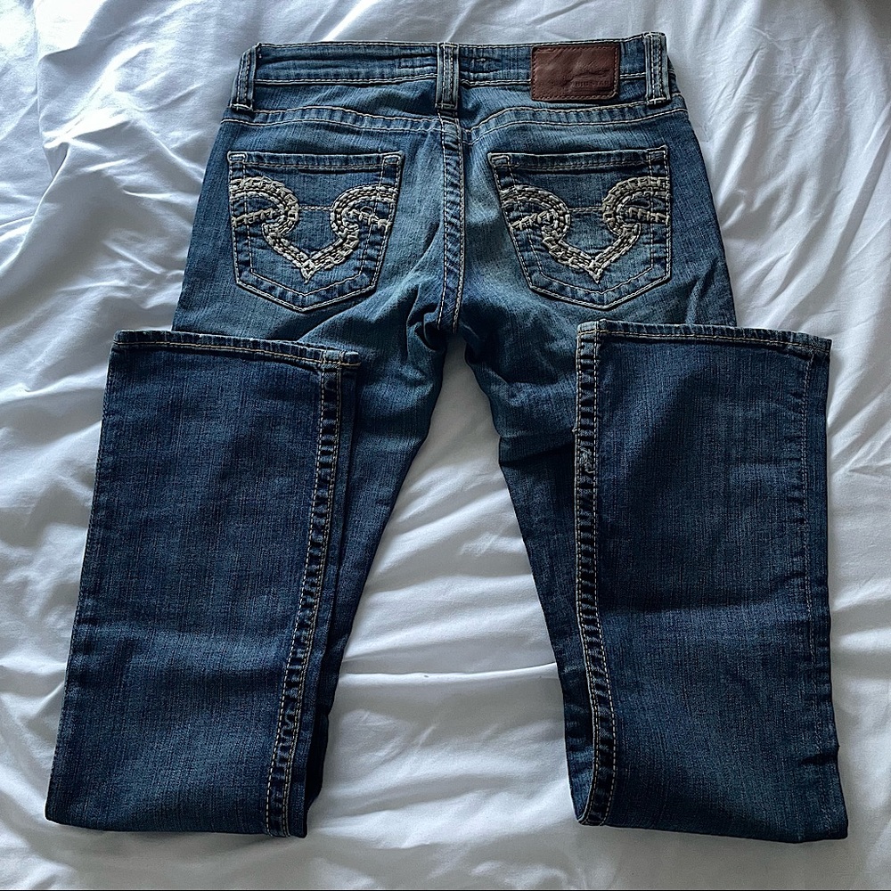 vintage low rise jeans